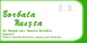 borbala muszta business card